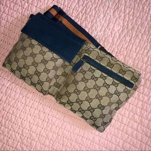 RARE Gucci Vintage BLUE x ORANGE Belt Bag 💙🧡